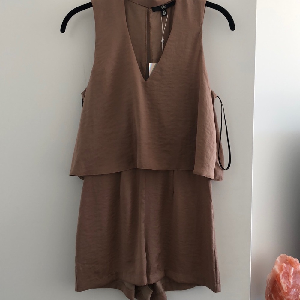Taupe Missguided Romper